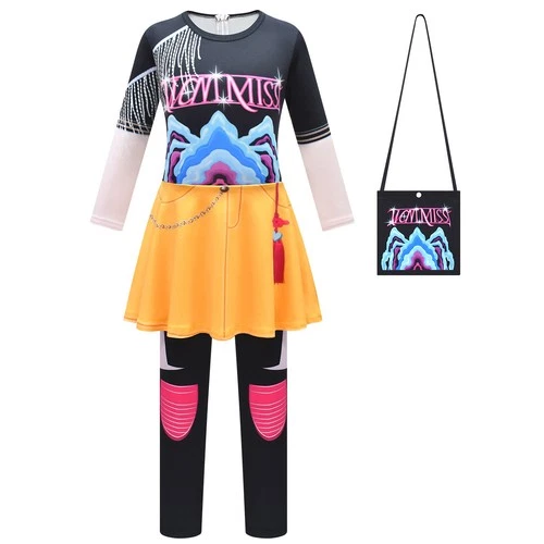 Girls Kpop Demon Hunters Cosplay Jumpsuit Rumi Zory Mira Costume Bodysuit Dress - Picture 53 of 66
