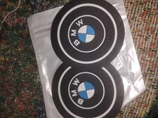 2pc Silicone Waterproof Cup Coaster For Car Or Truck Fits:BMW Men Women Gift