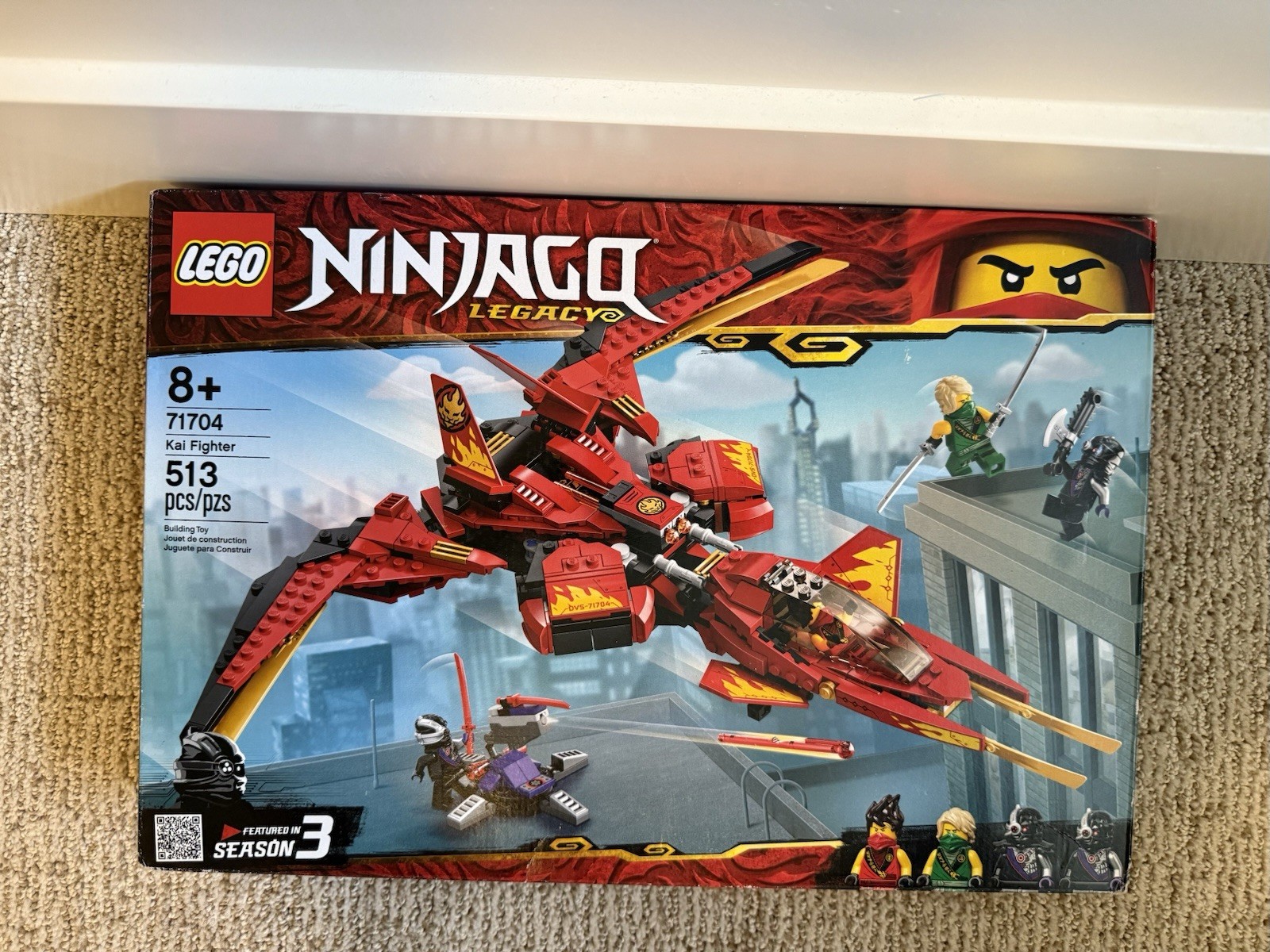 LEGO NINJAGO Kai Fighter Building Set 71704 with Minifigures