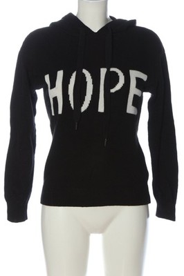 HALLHUBER Kapuzenpullover Damen Pullover Gr. DE 34 schwarz-weiß Casual-Look