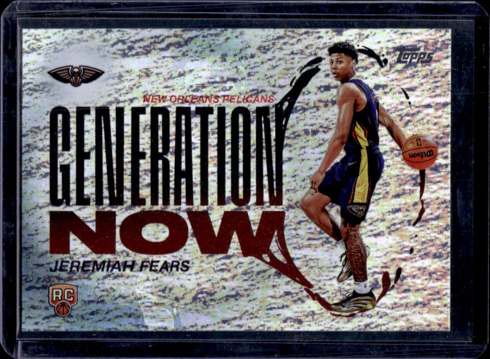 2025-26 Topps Jeremiah Fears Generation Now RC Holo Foil #GN-7 Pelicans