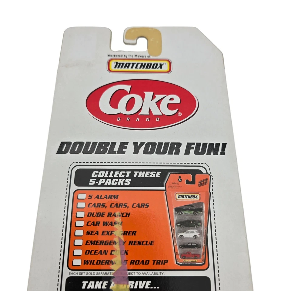 Brand New Matchbox, Coca-Cola Gift Pack, 5-PACK, Mattel Wheels Factory Sealed - Image 4 of 4