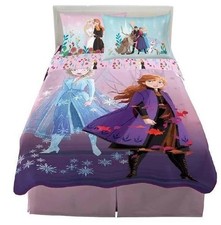 Disney Frozen 2 Kids Twin/Full Blanket  Sheet Set-AB087QN175H2, W17400662862