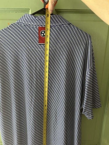 Polo Rhoback The Tenn Navy State of Tennessee estampado Performance talla XL - Imagen 8 de 9