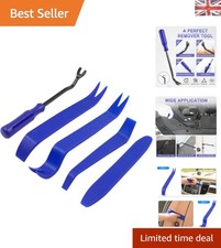 Durable 5-Piece Fastener Removal Tool Set for Safe Car Trim and Dashboard Work
