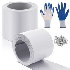 2 Rolls Aluminum Flashing Roll 4 Inch X 25 ft, 0.5 mm Thickness Roof Flashing...