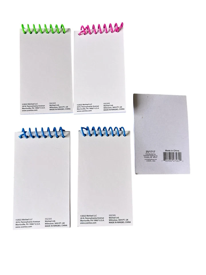 Mini blocs de notas Monster - Juego de 5 favoritos de fiesta para niños Foto 2 de 3