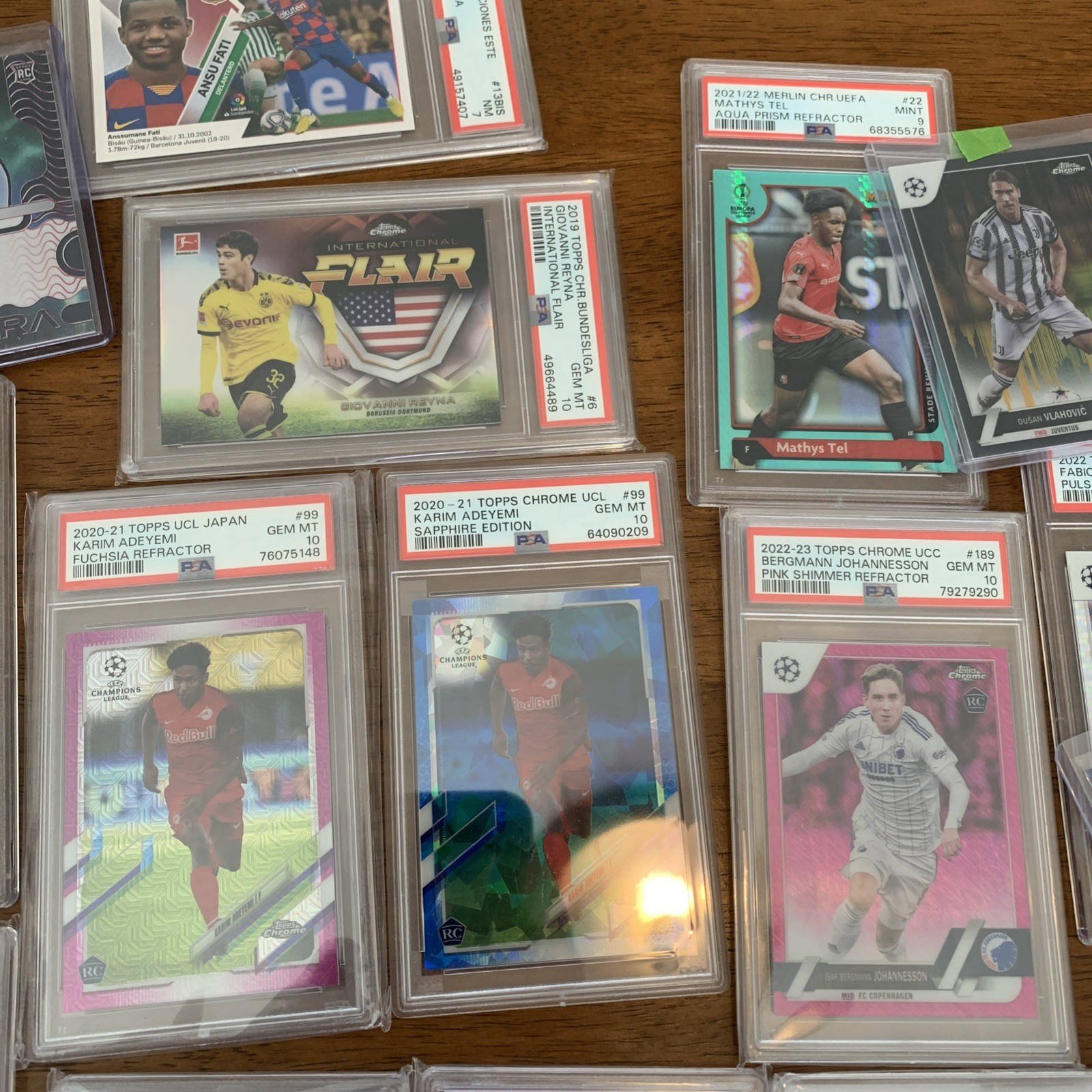 Soccer Card Lot SSP, Inserts, Rookies, Numbered and Autos for 2026 World Cup view 5