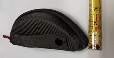 Sunglasses Eye Glasses Gray Portable Zipper Hard Case Protector Attachment Snap