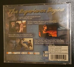 Shenmue (SEGA DREAMCAST) Original 4 Discs With Manual And Passport  Complete