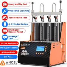 ANCEL JC400 Car GDI Fuel Injector Cleaner Ultrasonic Injector Cleaning Machine