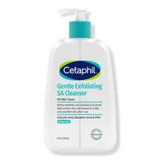 Cetaphil Gentle Exfoliating SA Cleanser, Foaming Gel Cleanser for All Skin Types