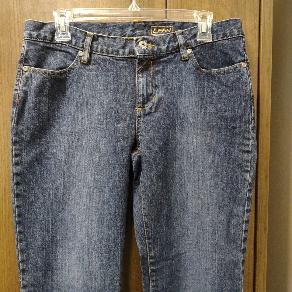 Pantalones de mezclilla para mujer Columbia azul delgado talla 10P/34" cintura/29" entrepierna Foto 2 de 4