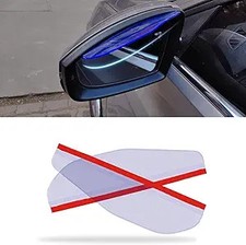 2Pcs Side Mirror Rain Visor Guard, Auto Rain Eyebrow Guard, Color: Transparent