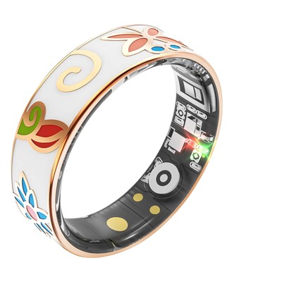 Smart Ring Health Tracking, Sleep Tracking, Heart Rate, Blood Oxygen, Blood P...