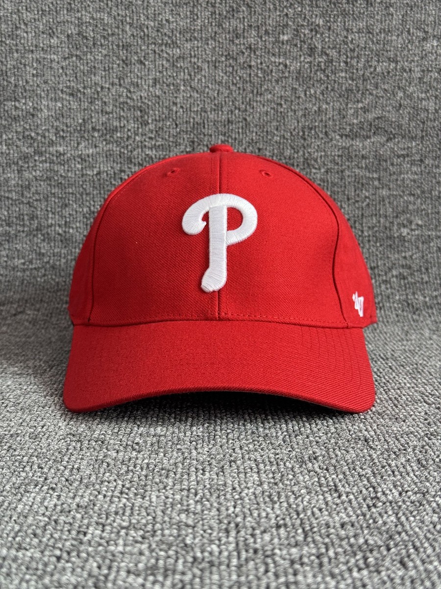 '47 Brand Philadelphia Phillies MLB Red Cap Hook and Loop Strapback Ha