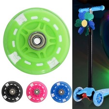 Smooth Ride with LED Flash Scooter Wheels 80mm Replacement Skate Wheels (2pcs)
