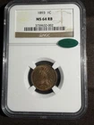 1893 Indian Head Penny MS64 RB CAC