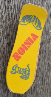 Setzkastenfigur Figur für Setzkasten Skateboard Länge 4 4 cm goldfarbig