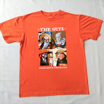 The Gits Band Frenching the Bully Album Orange Cotton T Shirt Size S-5XL