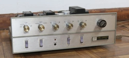 Vintage The Fisher X-100-C Tube stereo Control Amplifier - Parts or repair