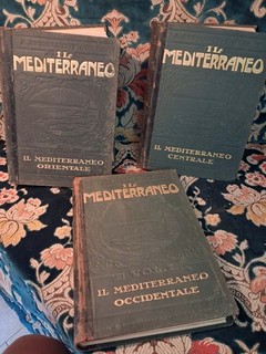 VIAGGI GRANDE OPERA OMNIA SUL MEDITERRANEO E SUOI POPOLI FIGURATA 1924 27