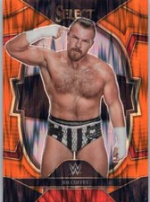 2023 Panini Select WWE #25 Joe Coffey Orange Flash Prizms