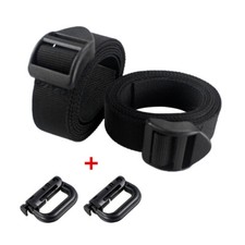 Molle Webbing Backpack Strap 2PCS Heavy Duty Utility Strap with Buckle Set