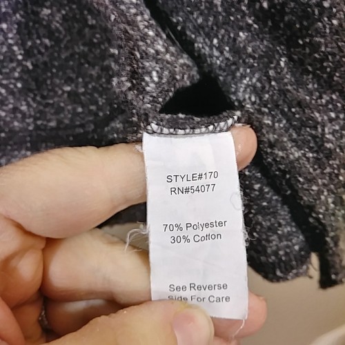 CAbi Blazer Flec Textured Heather Gray Cardigan Knit Jacket Sz Small Style# 170 - Picture 5 of 6