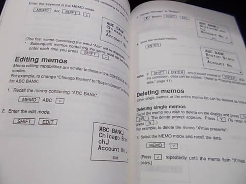 SHARP ELECTRONIC ORGANIZER OPERATION MANUAL ZQ-2000 2200 2400 - Picture 6 of 9