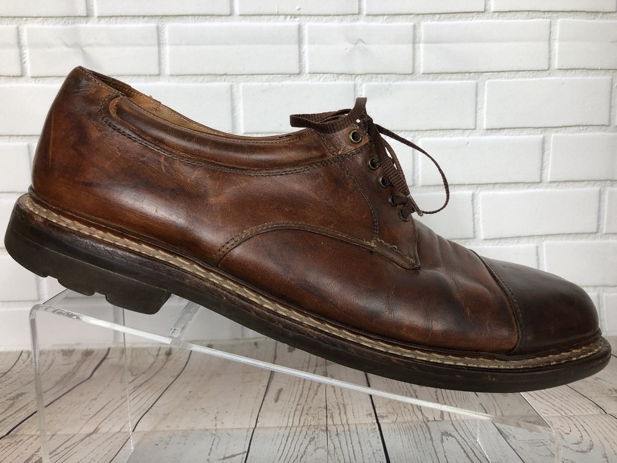 Johnston & Murphy Passport Brown Leather Cap Toe Oxford  display picture 2