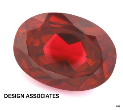 6X4  MM OVAL CUT MAN MADE RUBY  AAA GRADE 2 PC SET