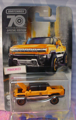 2023 Matchbox 2022 HUMMER EV #3 orange  Moving Parts 70 Special Edition