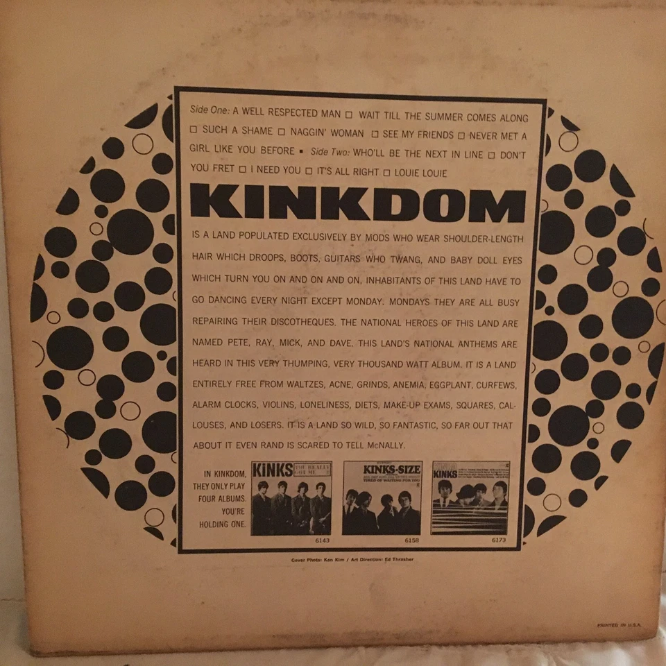 THE KINKS LP KINKS KINKDOM - Image 2 of 4