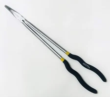 16" ( 90 Degree ) Long Needle Nose Pliers Extra long Reach and Polished Finish