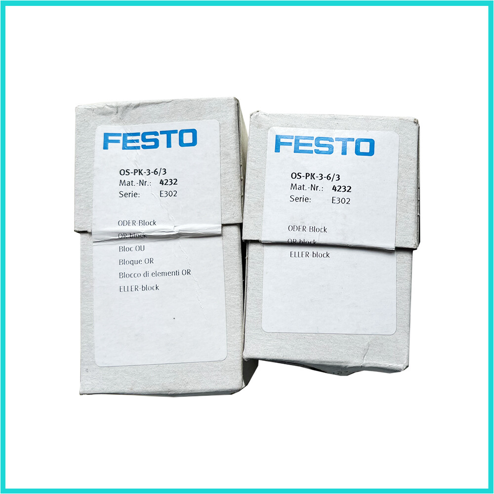 One Festo Original manufacturer Control valve module OS-PK-3-6/3-4232 resistor