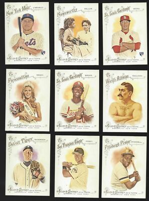 2014 TOPPS ALLEN & GINTER #'s 1-249 ( STARS, RC's, HOF, CELEBS) - U PICK!!