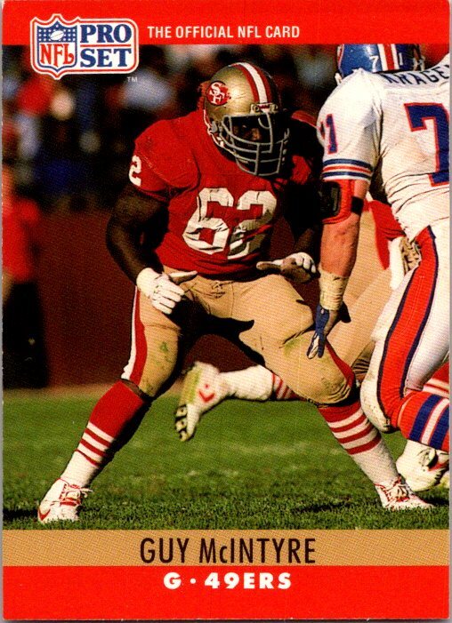 1990 Pro Set  #292 Guy McIntyre