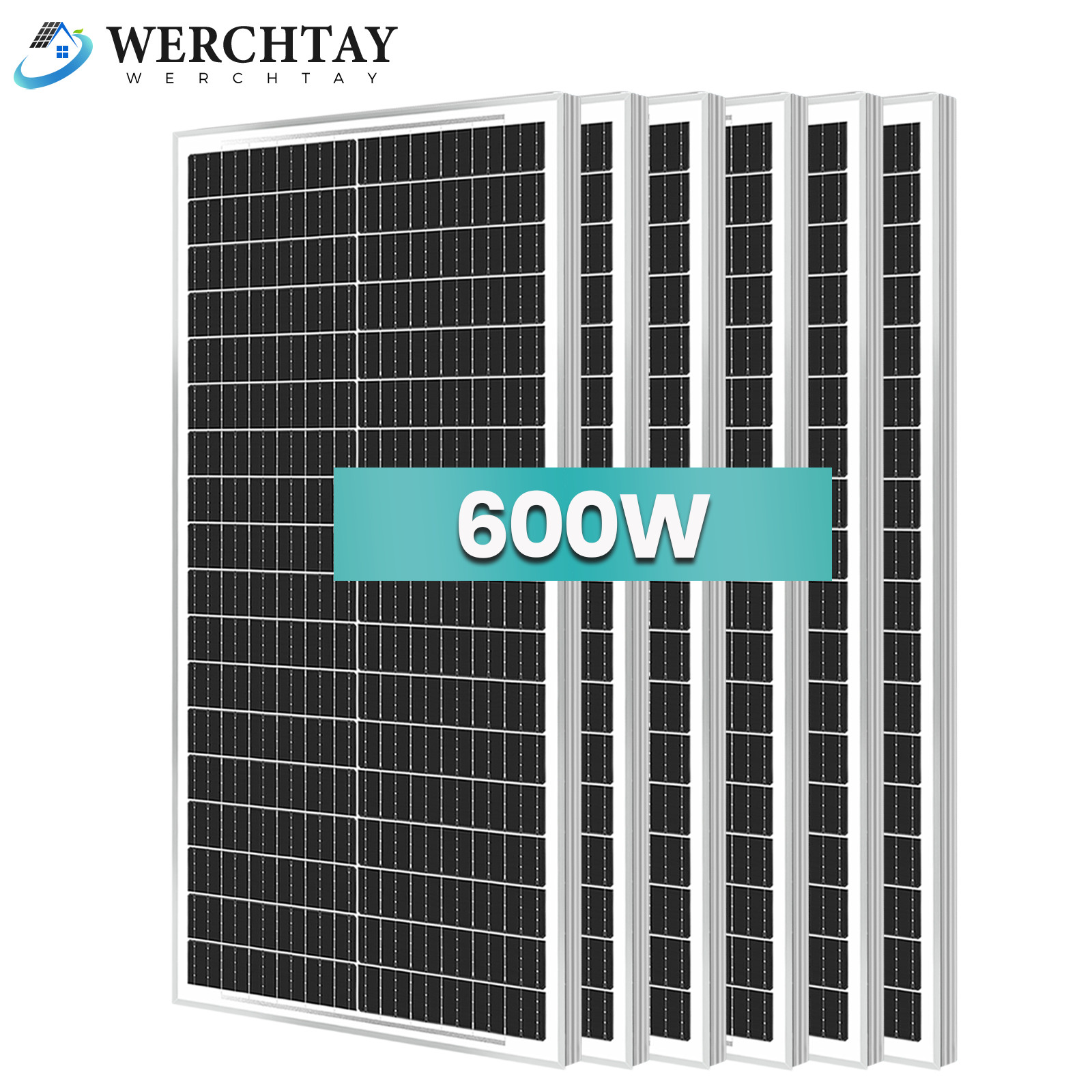 100W 200W 400W 1000Watt 12V Monocrystalline Solar Panel Home