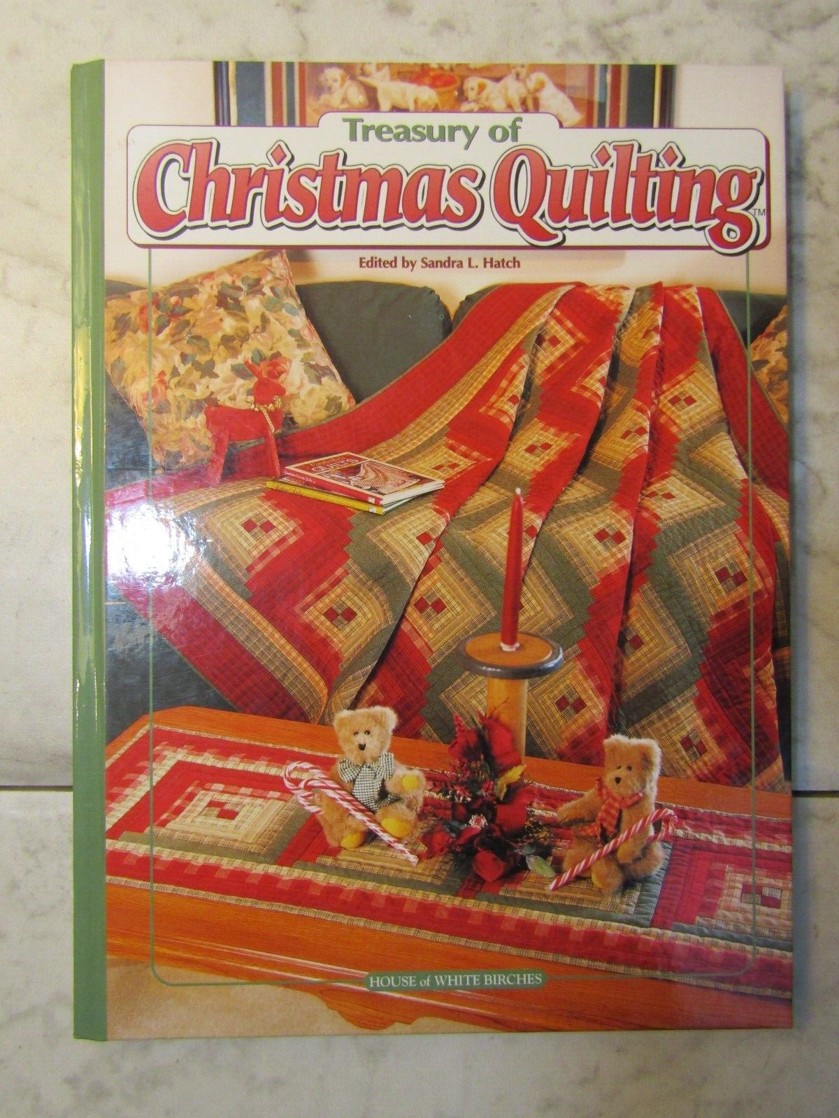 Treasury of CHRISTMAS QUILTING 1997 Hardcover Book by Sandra Hatch