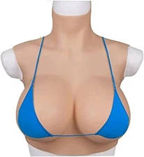 Breast Forms for Crossdressers C-F CUP Silicone Breastplate Drag Queen Mastectom
