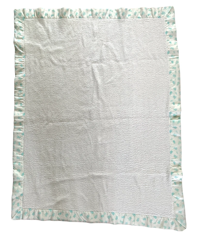 Manta térmica para cuna Carter's vintage tejido gofre 100 % acrílico nailon ribete Foto 3 de 4