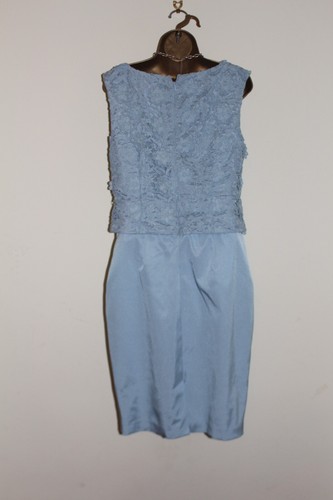 PHASE EIGHT Size 14 -16 Dress and Jacket Mother of Bride Outfit Powder Blue - 第 12/17 張圖片