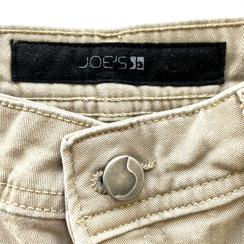 Joe’s Jeans Niñas 16 Graham Lavado Tostado Tiro Medio Ajustado Enrollable Elastizado Denim Foto 4 de 4