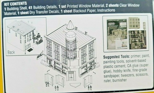 WOODLAND SCENICS 1/160 N DAVENPORT DEPARTMENT STORE PRE FAB BUILDING KIT PF 5214 - Picture 6 of 8