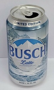 Busch Light Latte Can EMPTY