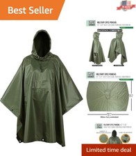 Outdoor Adventure Essential - Multi-Functional Military Poncho Made in the USA