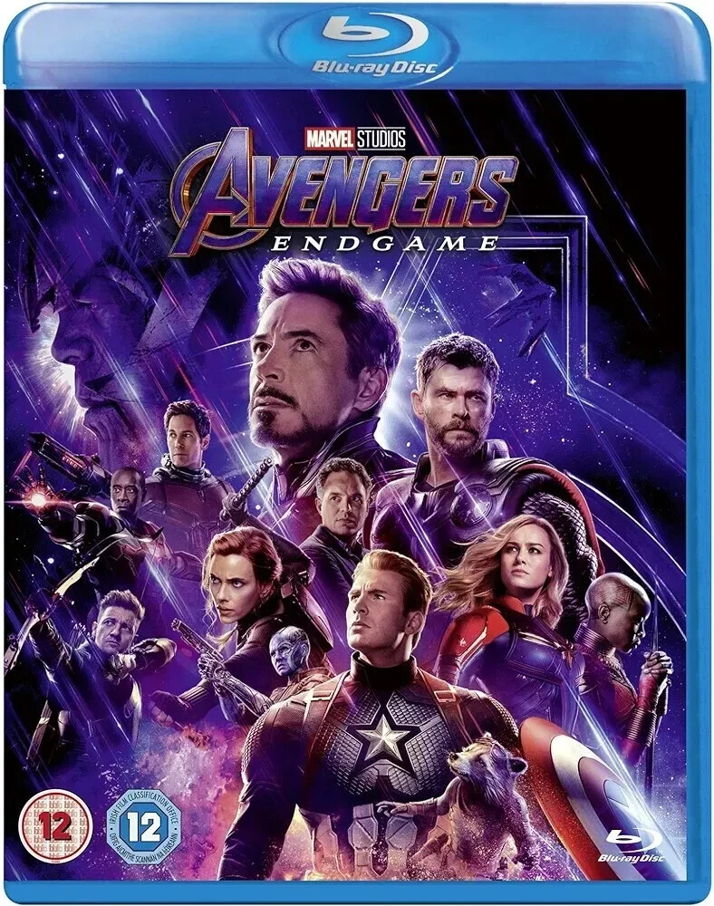 AVENGERS END GAME BLU-RAY 2 DISC ROBERT DOWNEY JR