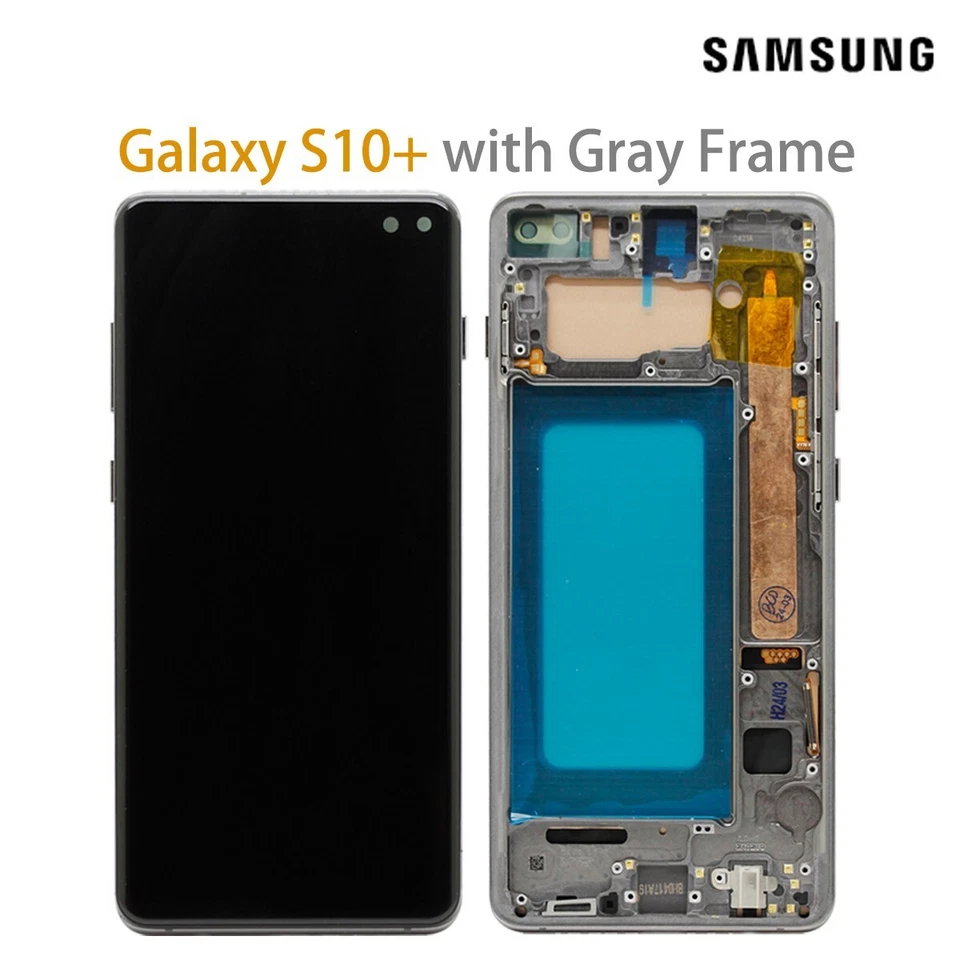 Marco digitalizador de pantalla táctil con pantalla LCD OLED para Samsung Galaxy S10+ Plus G975U Foto 2 de 4