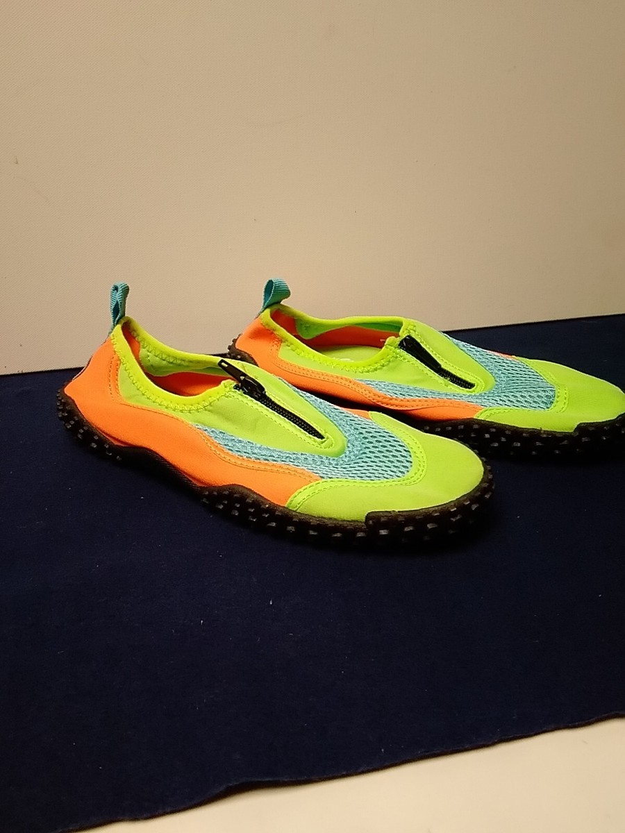 Strand Womens Water Shoe Size 7 Top Zip Green/Orange | eBay